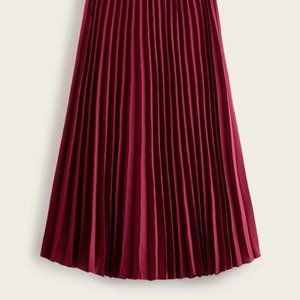 Pleated Midi Skirt